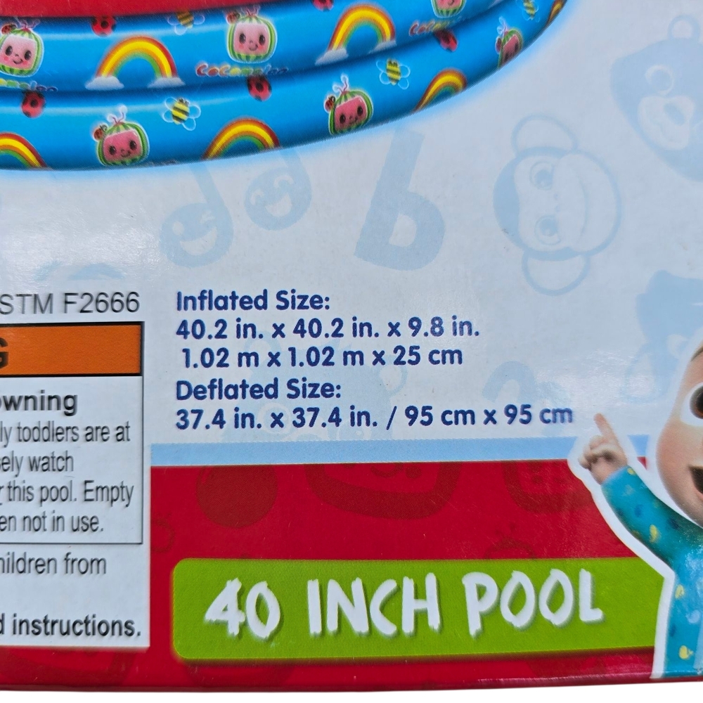 Blue and Red Inflatable Pool - Picture 2 of 9